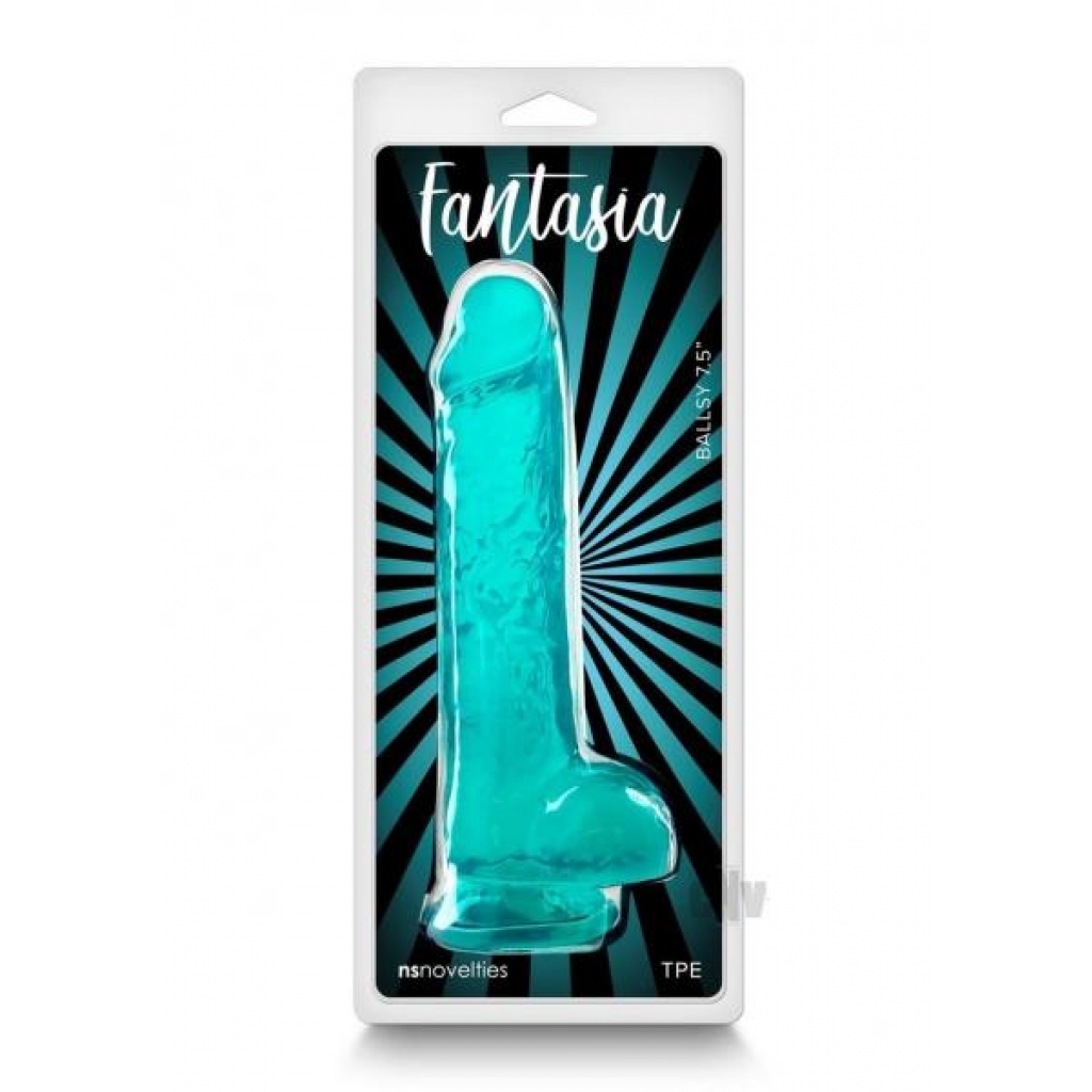 Fantasia Ballsy 7.5 Teal - Realistic Dildos & Dongs