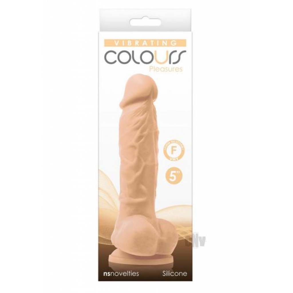 Colours Pleasures Dildo Vibe 5 White - Rabbit Vibrators