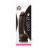 Colours Dual Density 5 inches Dark Brown Dildo - Realistic Dildos & Dongs