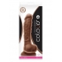 Colours Dual Density 8 inches Brown Dildo - Realistic Dildos & Dongs