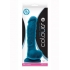 Colours Dual Density 8 inches Dildo Blue - Realistic Dildos & Dongs