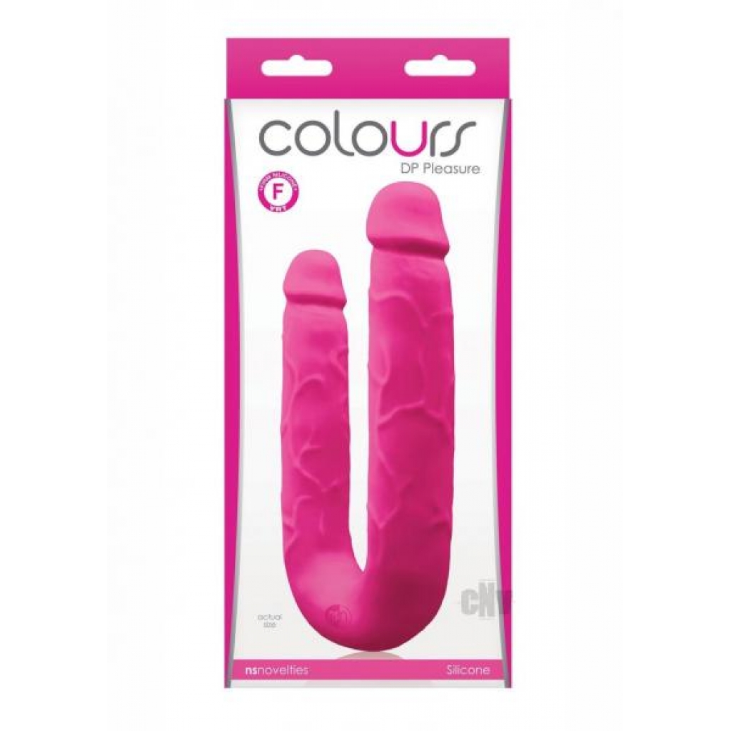 Colours Dp Pleasures Pink - Double Dildos