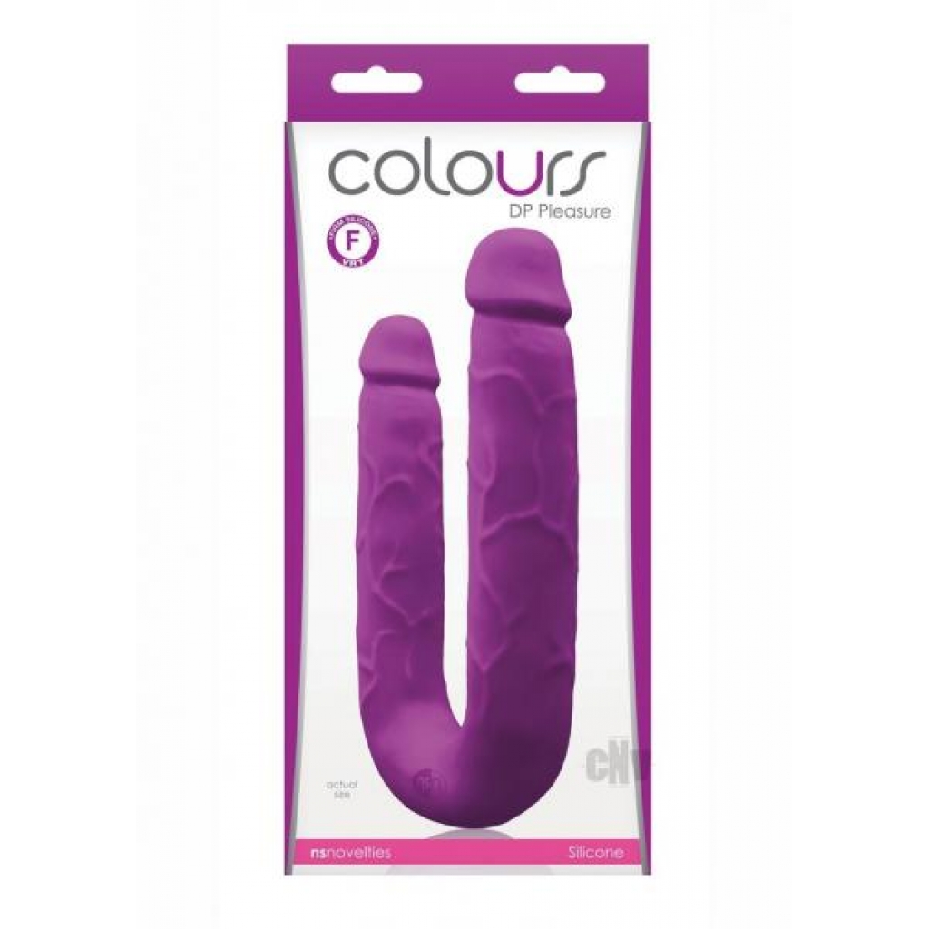 Colours Dp Pleasures Purple - Double Dildos