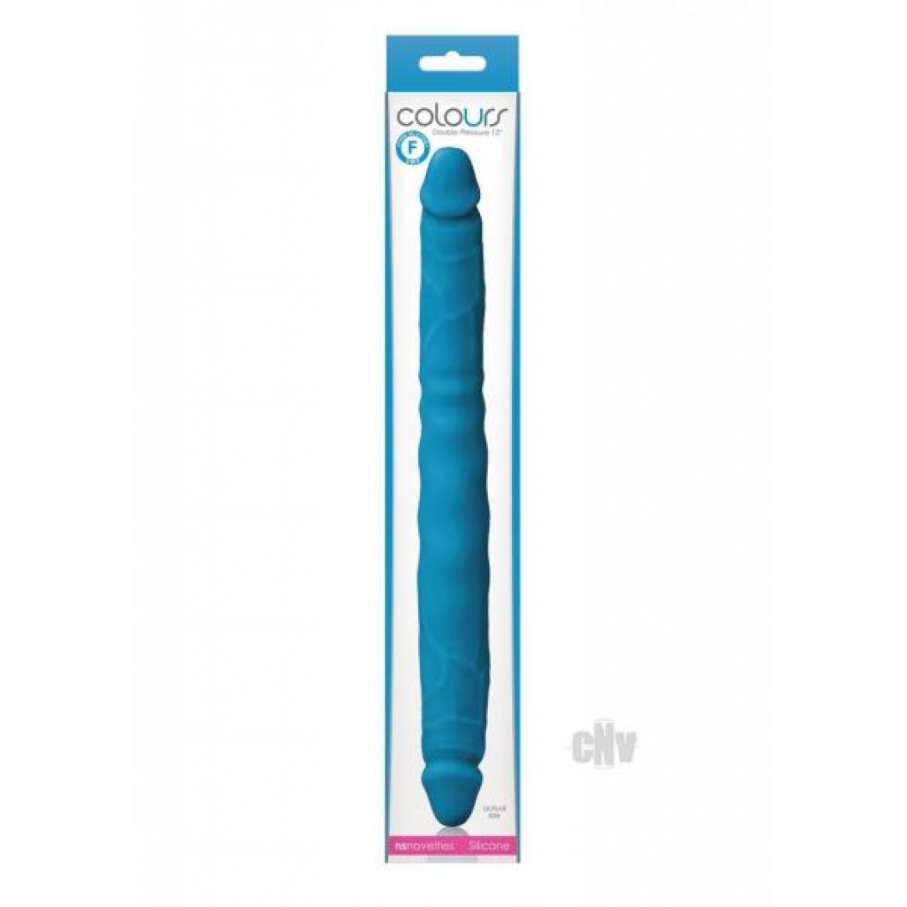 Colours Double Pleasures Blue - Double Dildos