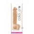 Realistic Colours Pleasures Silicone Dildo - Beige