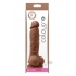 Colours Pleasures 5 inches Dildo Brown - Realistic Dildos & Dongs