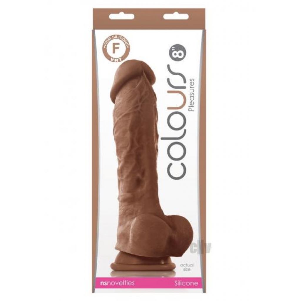 Colours Pleasures Dong 8 Brown - Realistic Dildos & Dongs