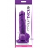 Colours Pleasures Dong Thick 5 inches Purple - Realistic Dildos & Dongs