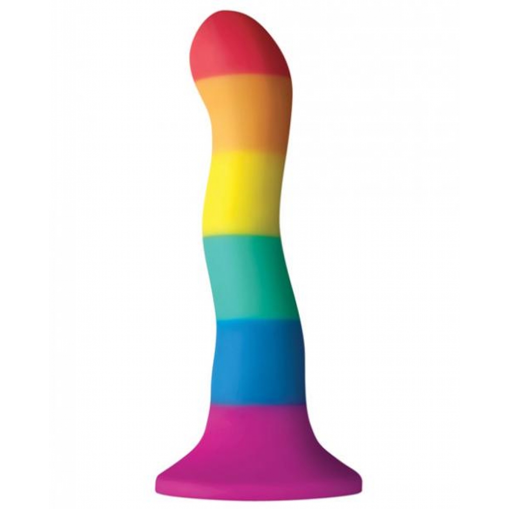 Colours Pride Edition 6 inches Wave Dildo Rainbow - G-Spot Dildos