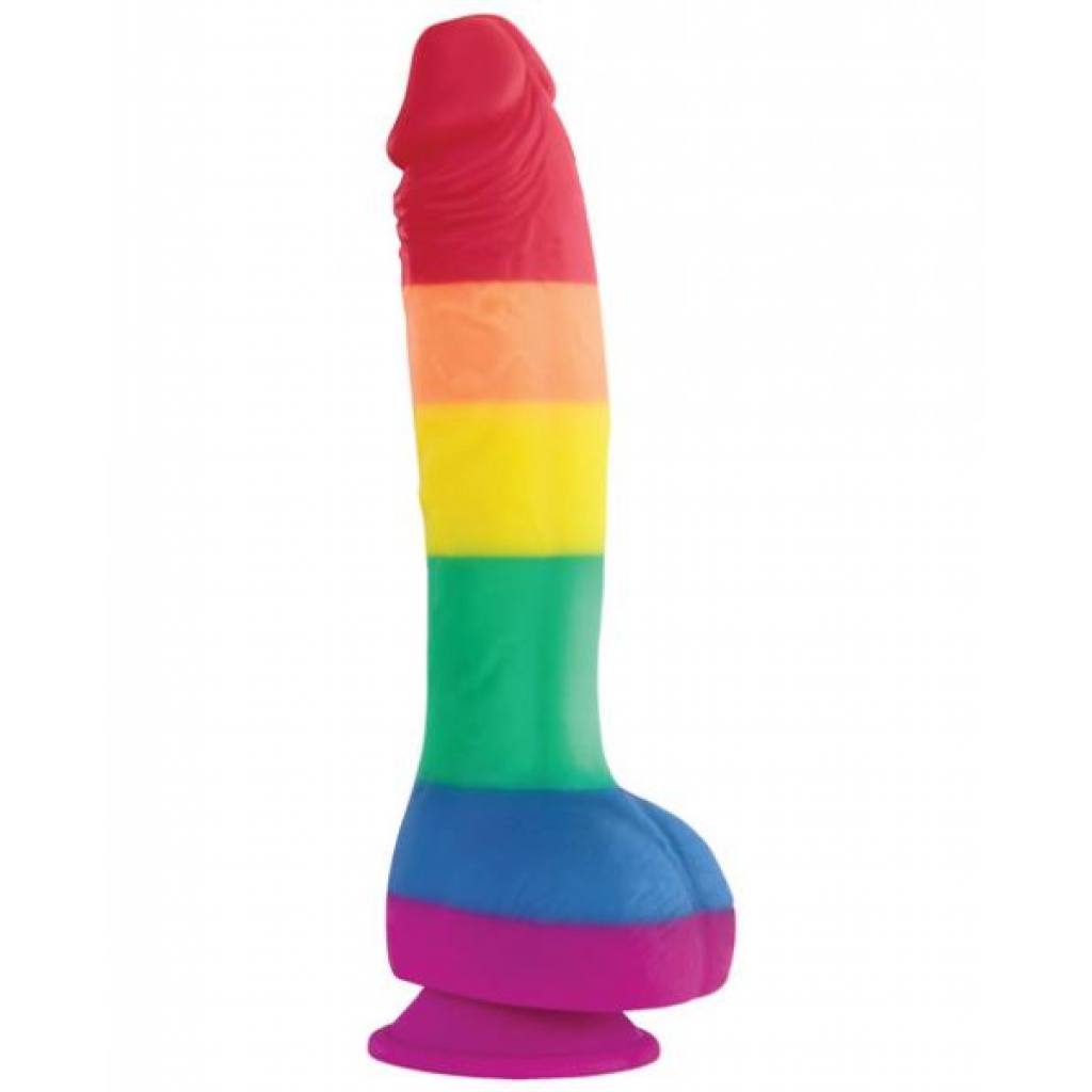 Colours Pride Edition 8 inches Dildo Rainbow - Realistic Dildos & Dongs