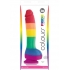 Colours Pride Edition 8 inches Dildo Rainbow - Realistic Dildos & Dongs