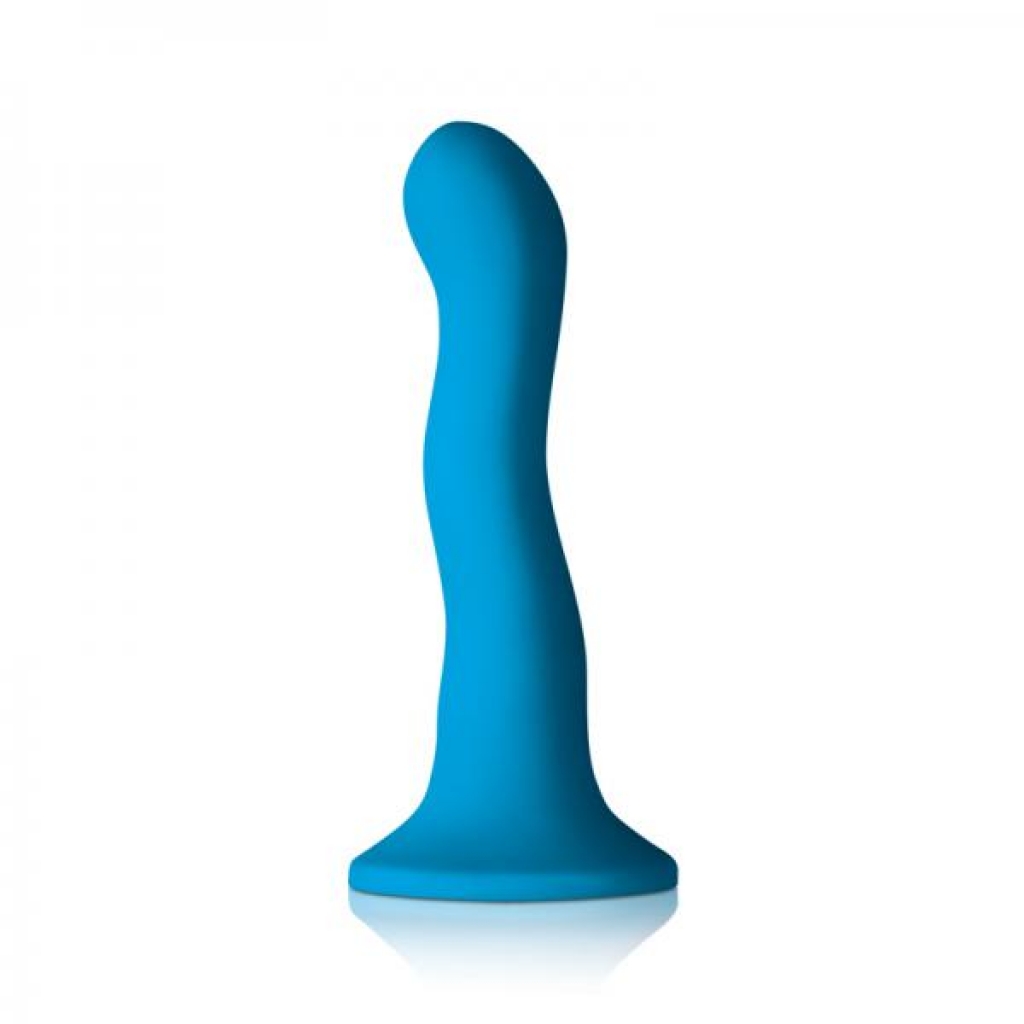 Colours Wave 6 inches Dildo Blue - G-Spot Dildos