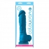 Coloursoft 8 inches Soft Dildo Blue - Realistic Dildos & Dongs