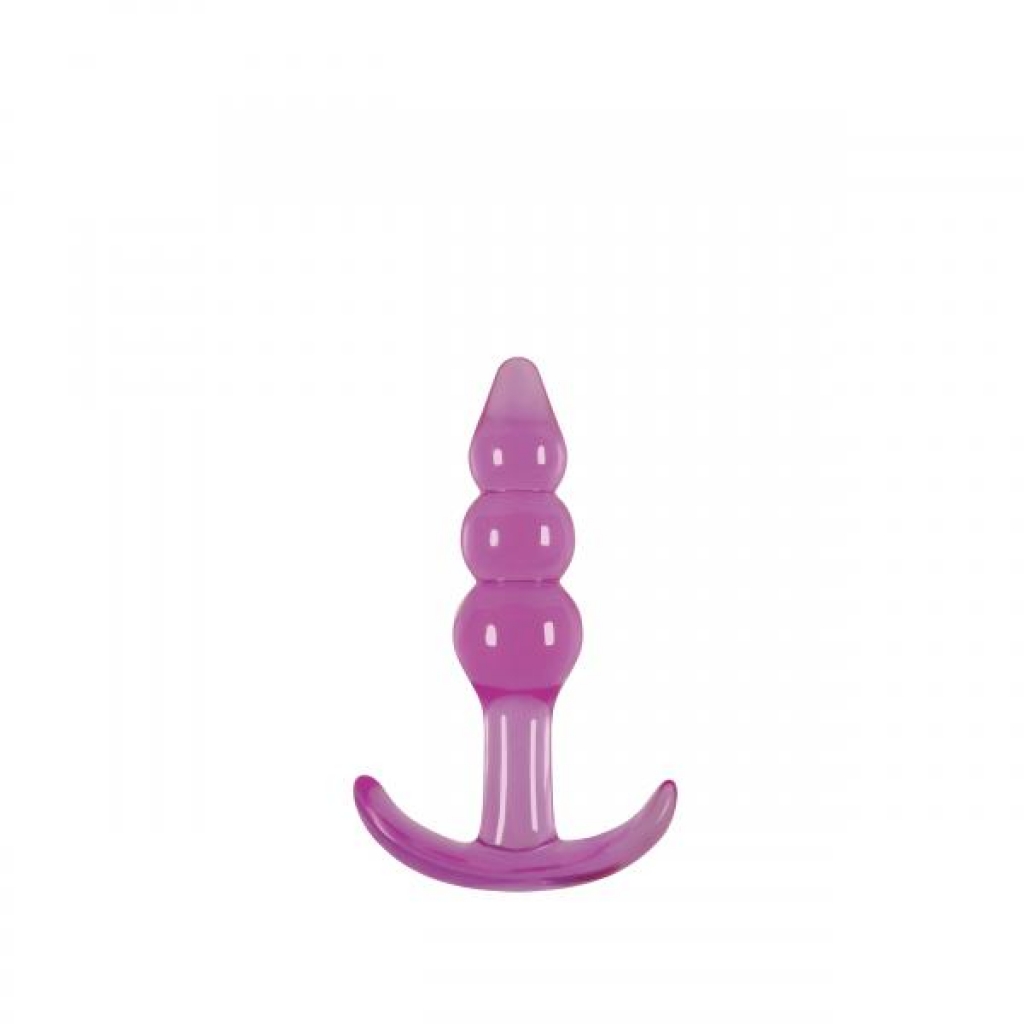 Jelly Rancher T Plug Ripple Purple - Anal Plugs