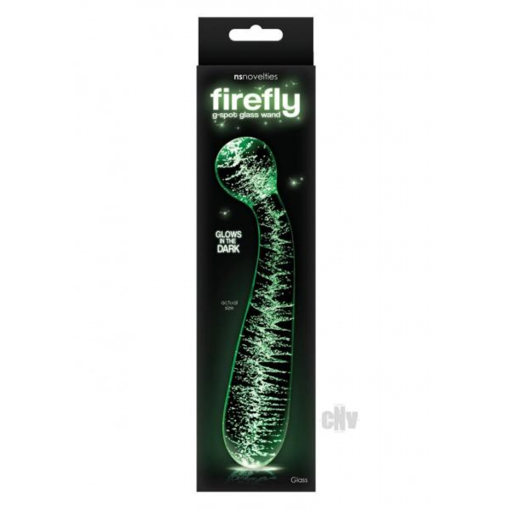 Firefly Glass G-spot Wand Clear - G-Spot Dildos