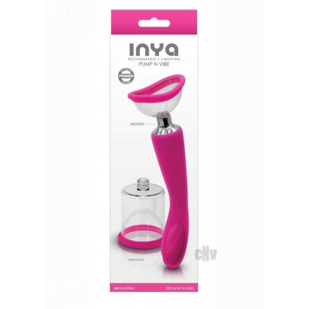 Inya Pump And Vibe Pink - Clit Suckers & Oral Suction