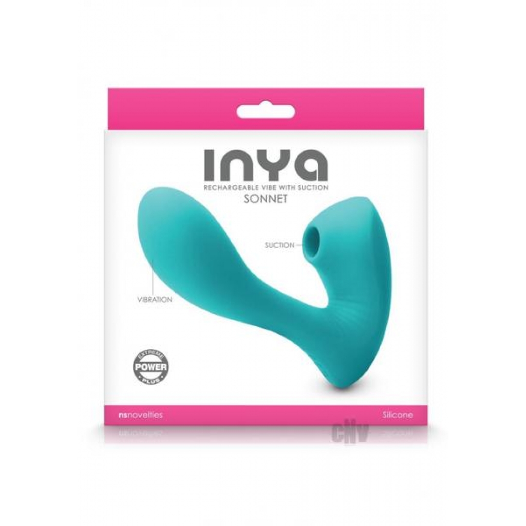 Inya Sonnet Teal - Clit Suckers & Oral Suction