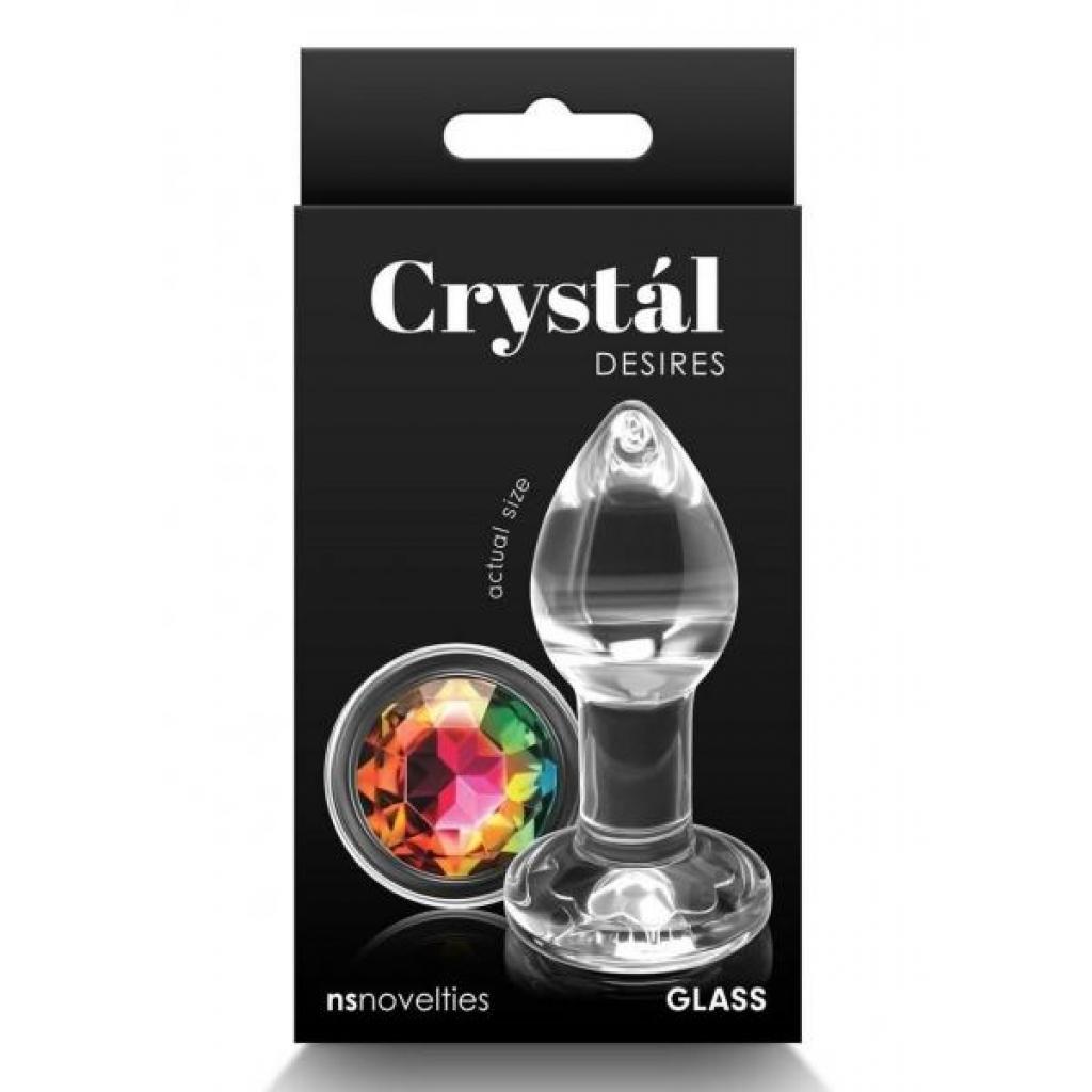 Crystal Desires Rainbow Gem Small - Anal Plugs