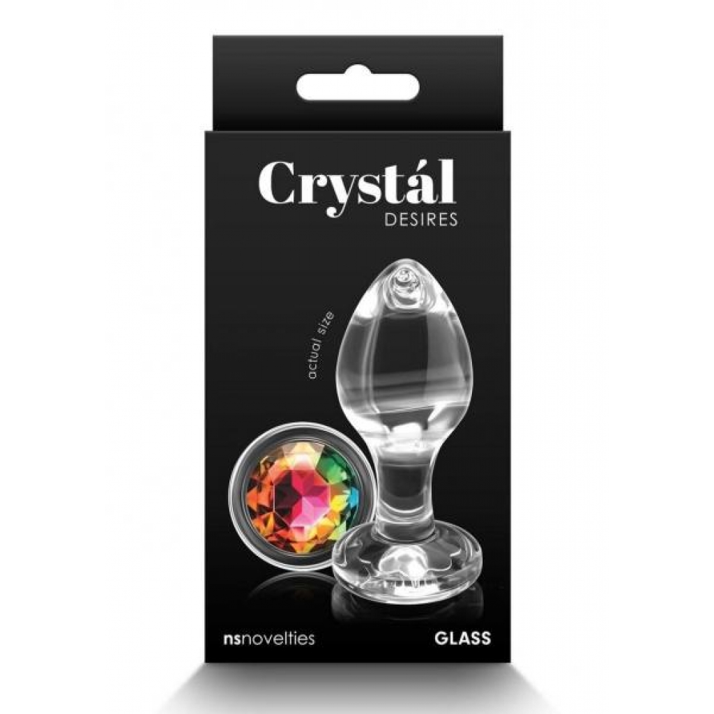 Crystal Desires Rainbow Gem Medium - Anal Plugs