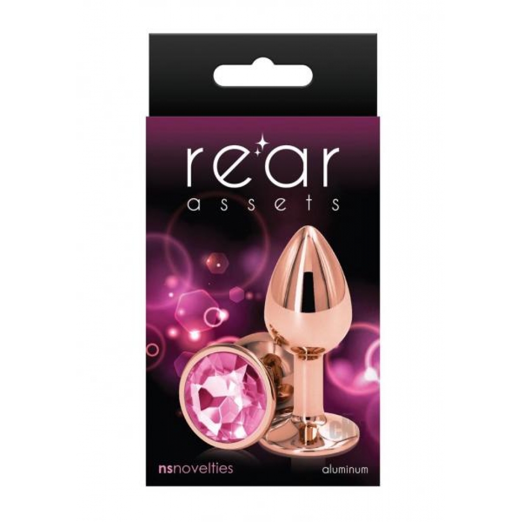 Rear Assets Rose Gold Small Pink - Anal Plugs