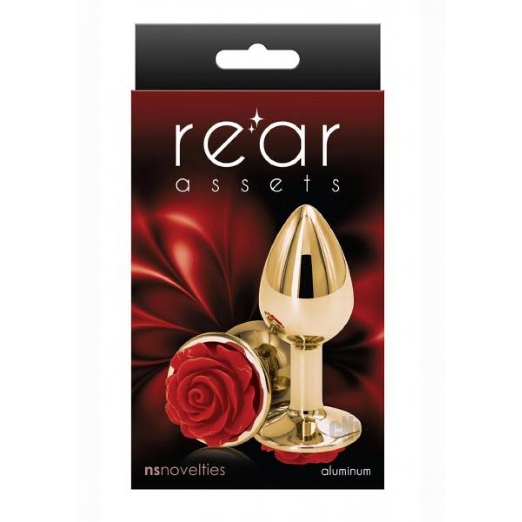 Rear Assets Rose Small Red - Anal Plugs