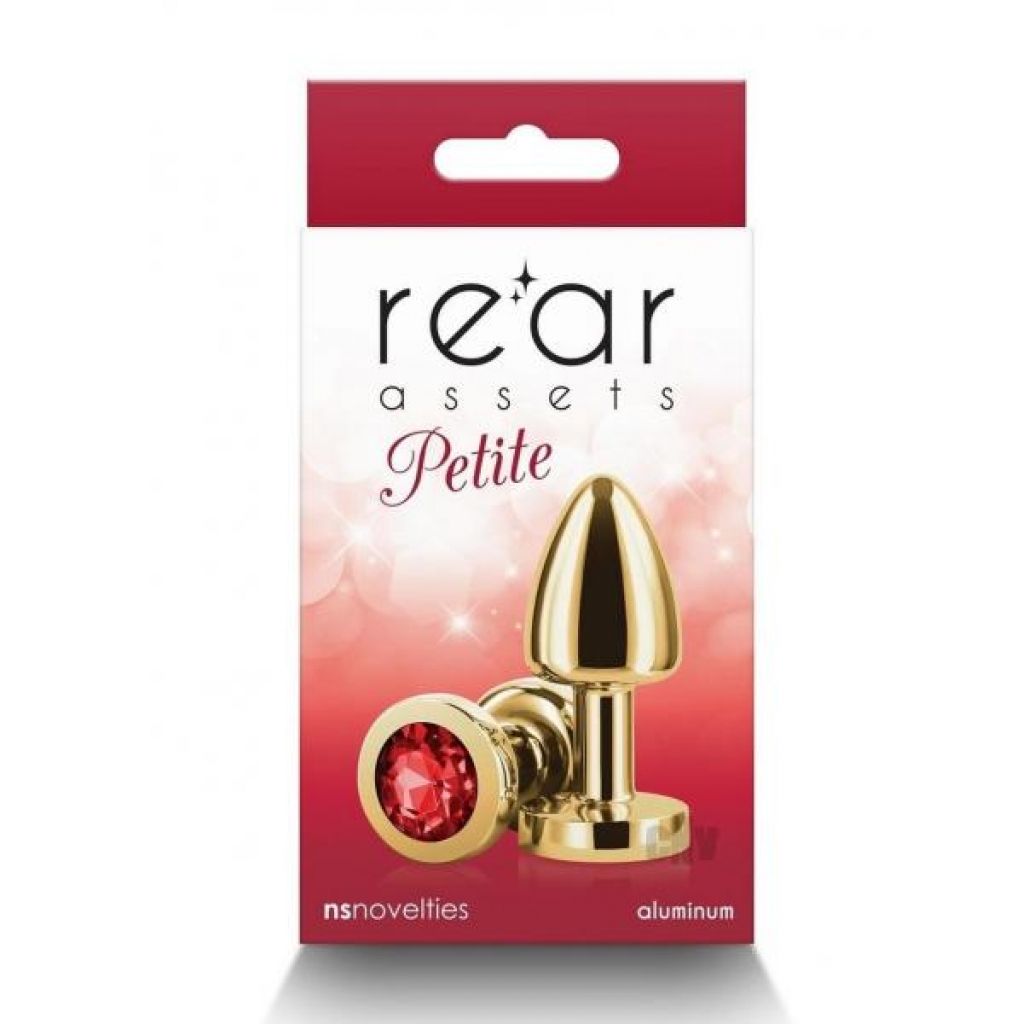 Rear Assets Petite Gold/red - Anal Plugs