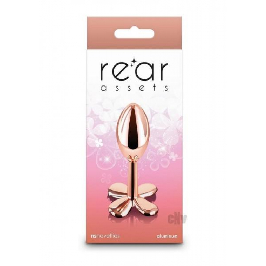 Rear Assets Clover Rose Gold - Anal Plugs