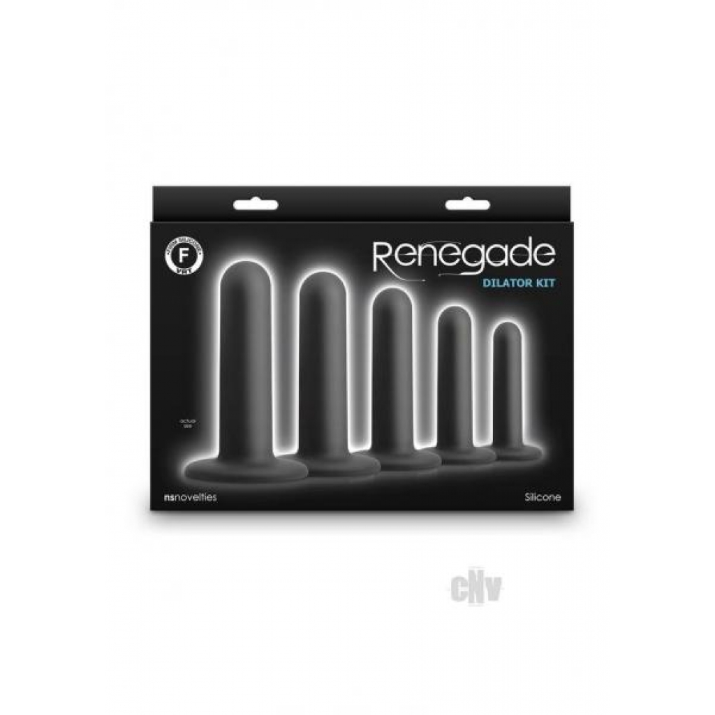 Renegade Dilator Kit (5pc) Black - Anal Trainer Kits