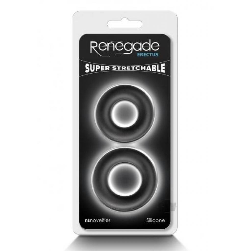 Renegade Erectus Black - Classic Penis Rings