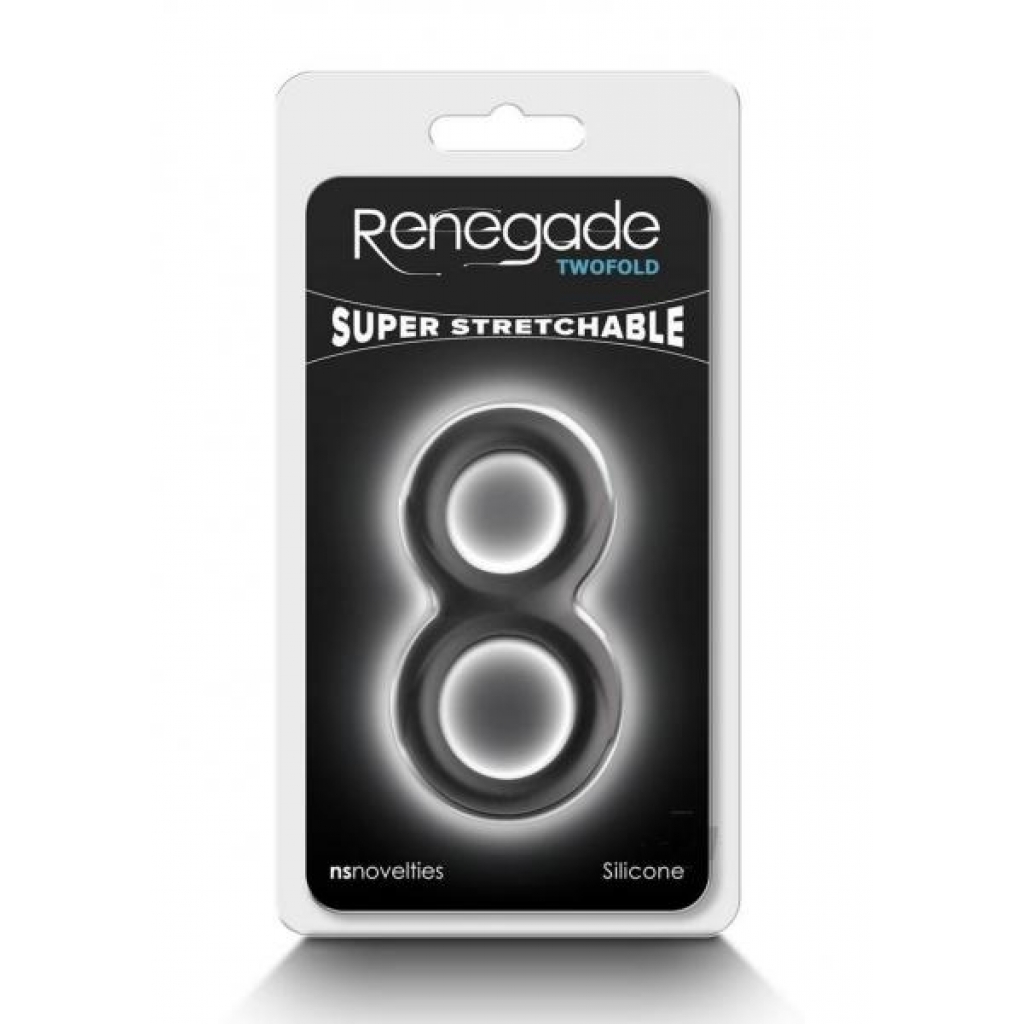 Renegade Twofold Black - Classic Penis Rings