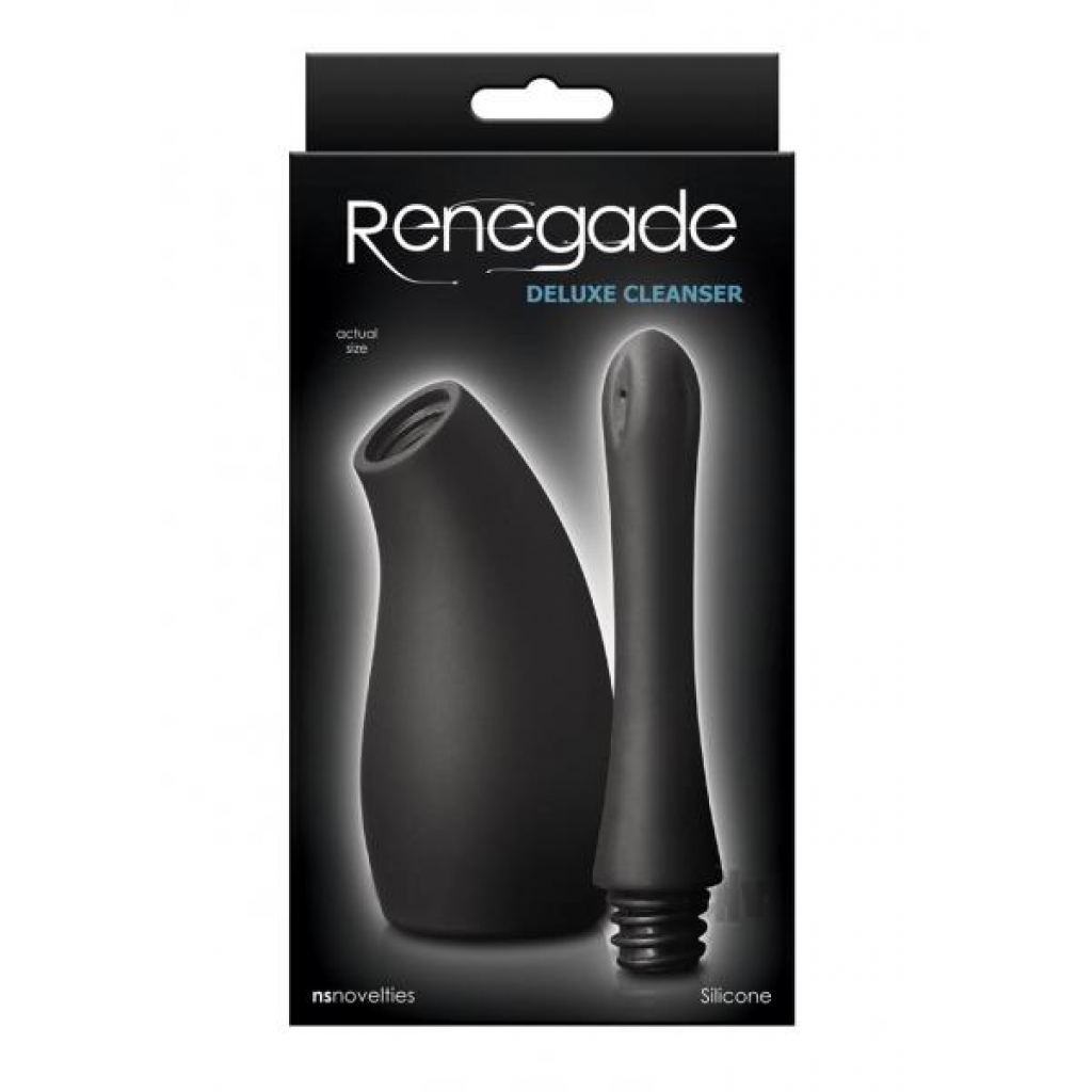 Renegade Deluxe Cleanser Black - Anal Douches, Enemas & Hygiene