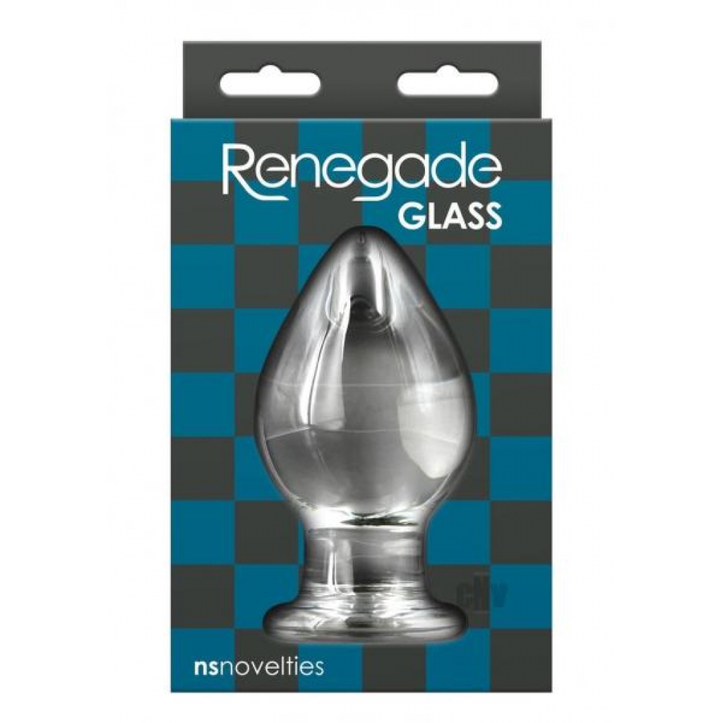 Renegade Glass Knight Clear - Anal Plugs