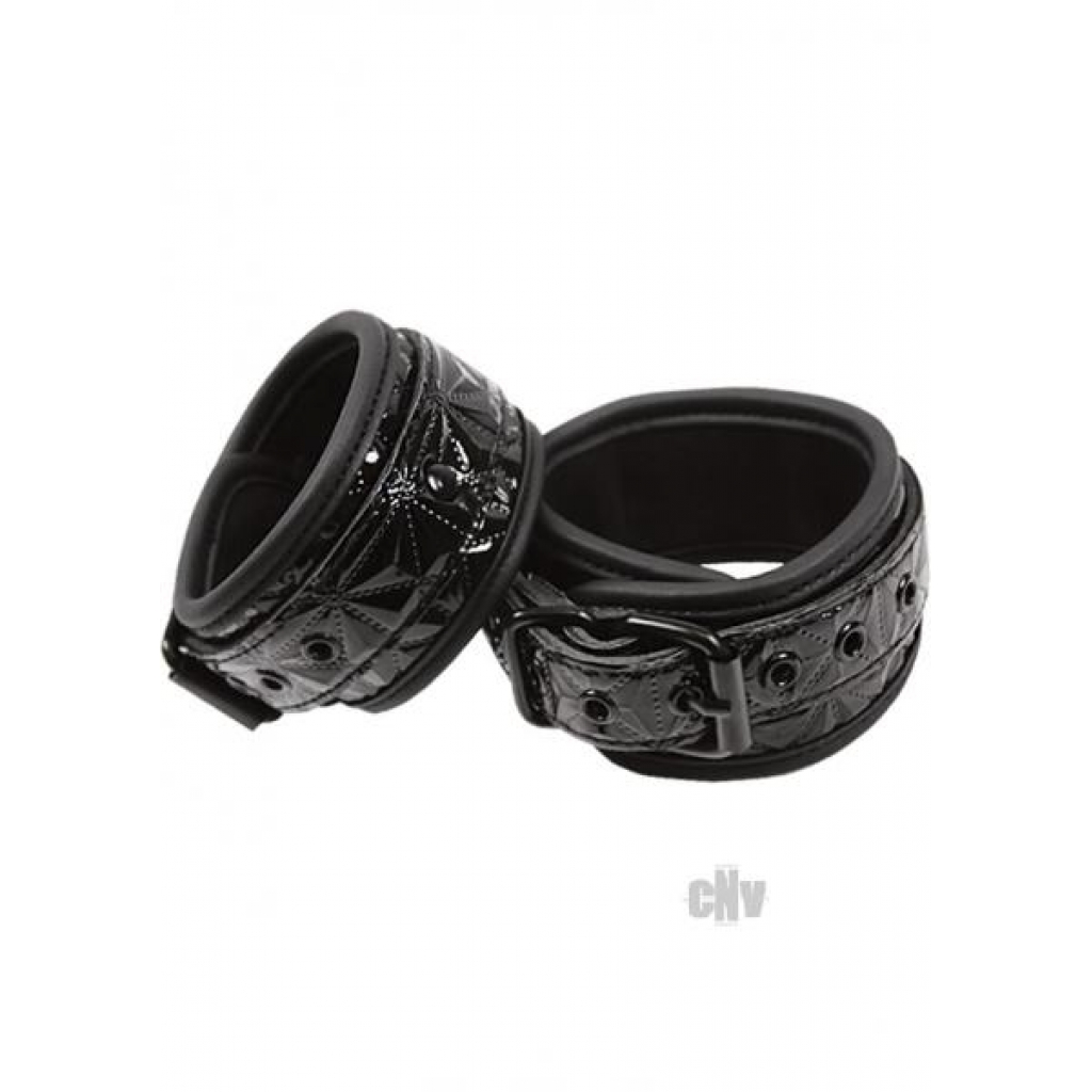 Sinful Wrist Cuffs Black - Handcuffs