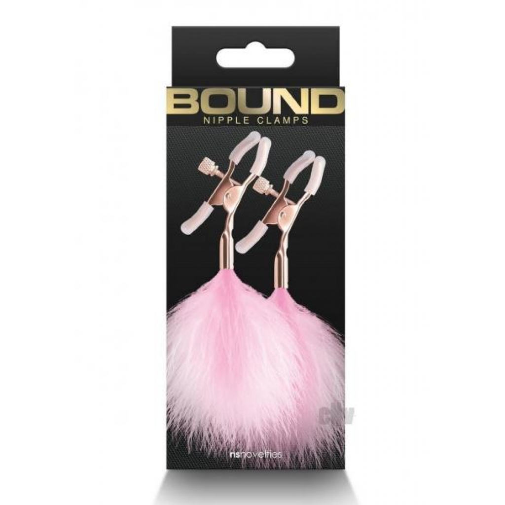 Bound Nipple Clamps F1 Rose Gld/pnk - Nipple Clamps