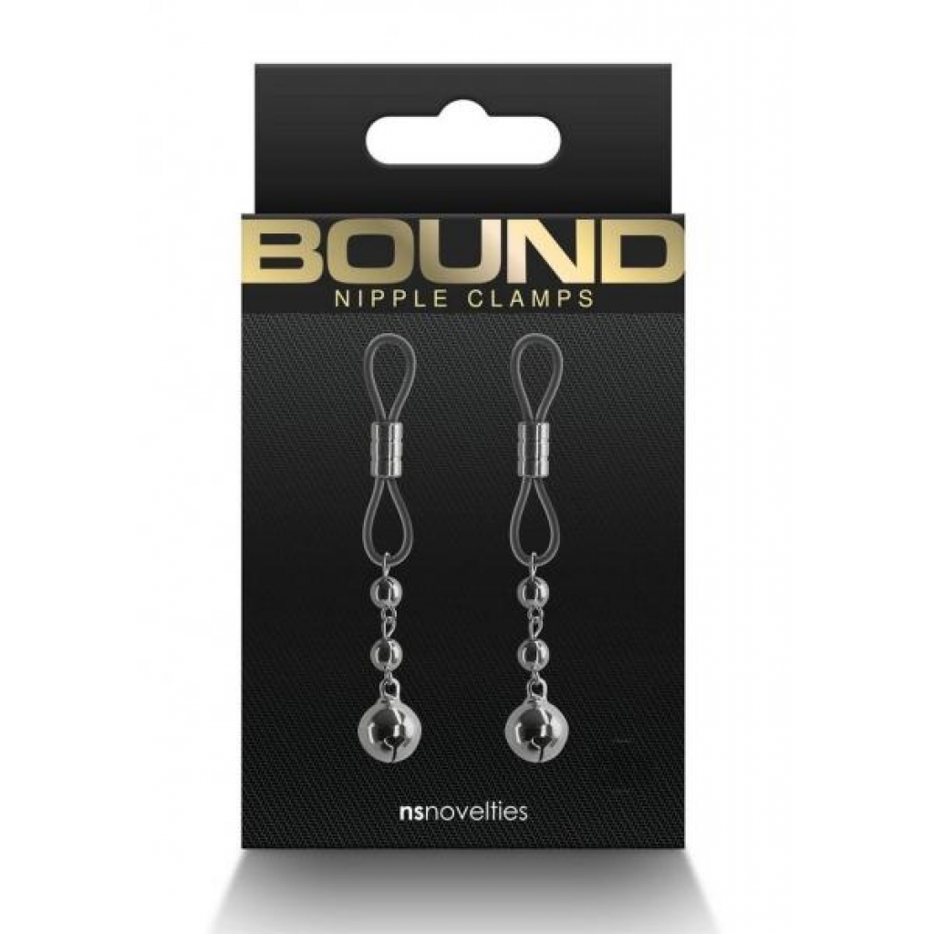 Bound Nipple Clamps D1 Gunmetal - Nipple Clamps