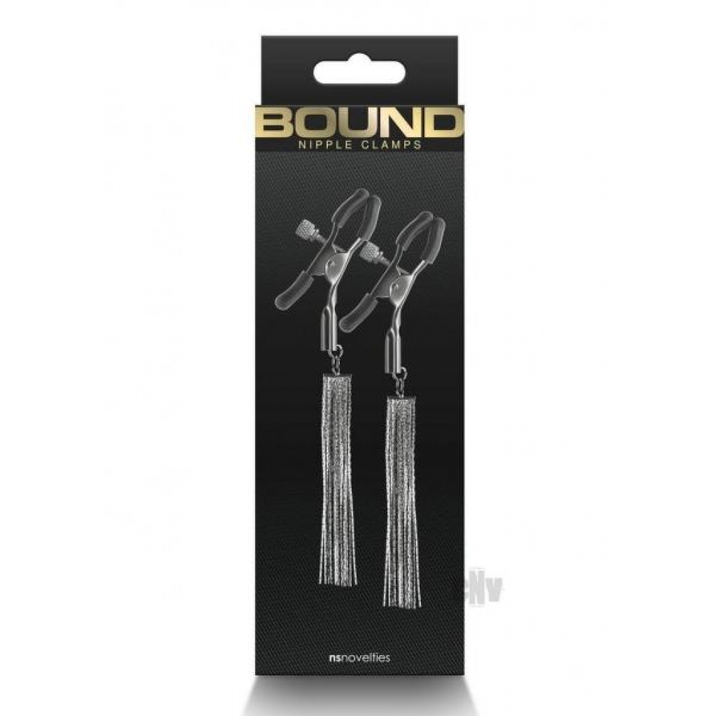 Bound Nipple Clamps D2 Gunmetal - Nipple Clamps