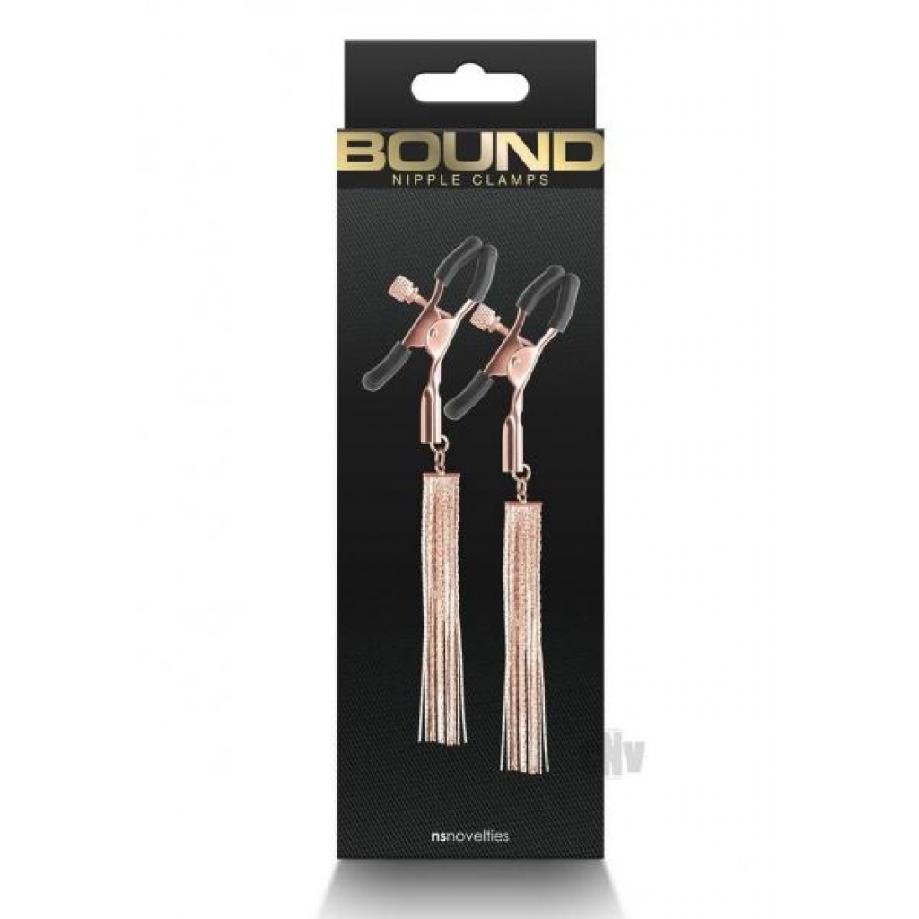 Bound Nipple Clamps D2 Rose Gold - Nipple Clamps