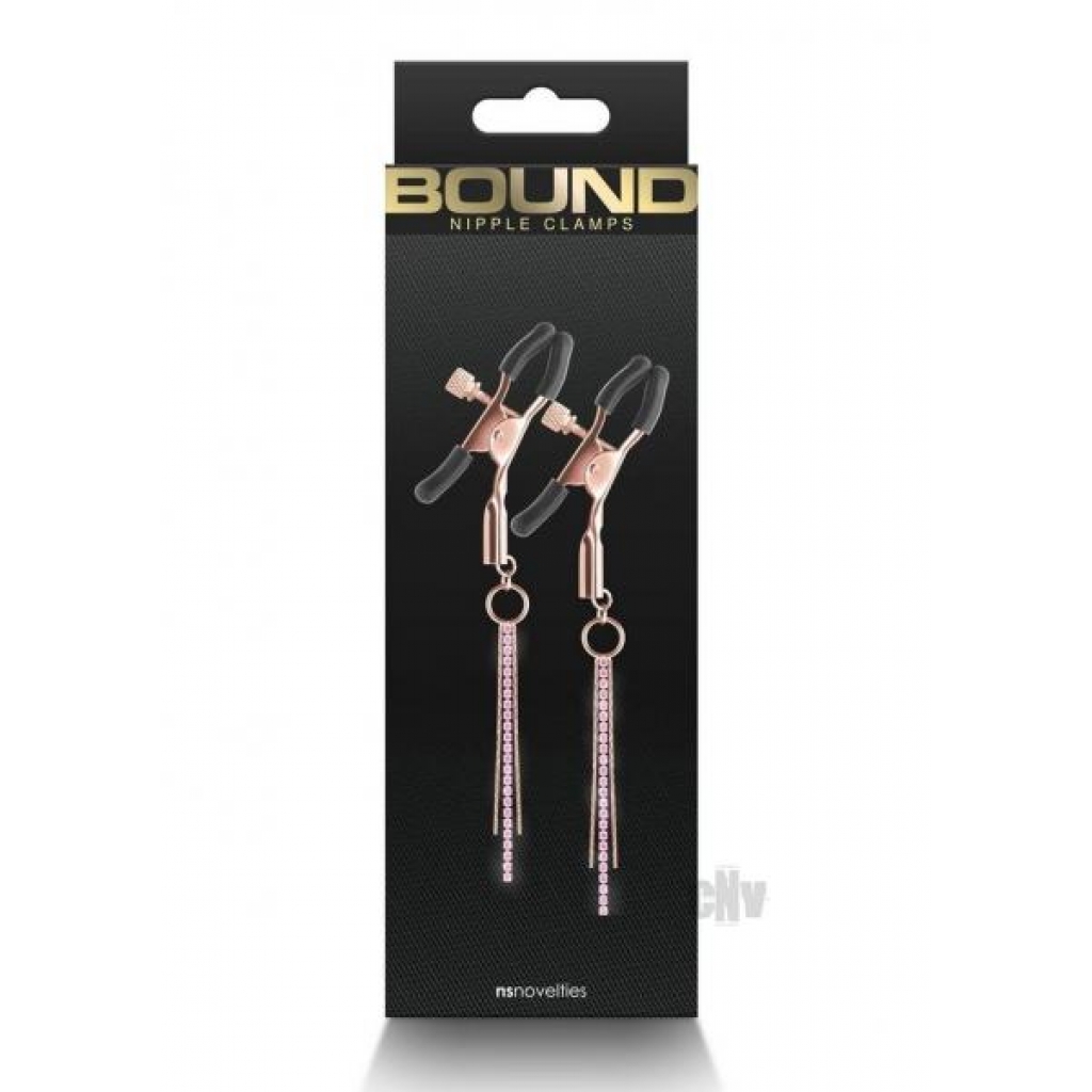 Bound Nipple Clamps D3 Rose Gold - Nipple Clamps