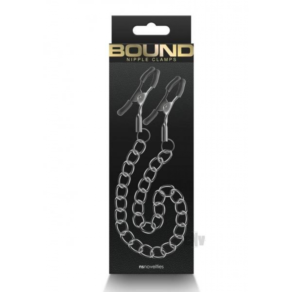 Bound Nipple Clamps Dc2 Gunmetal - Nipple Clamps