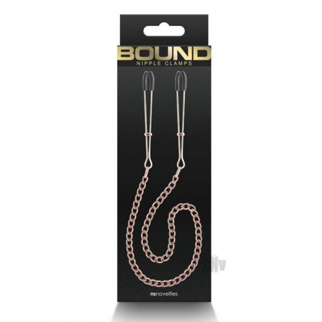 Bound Nipple Clamps Dc3 Rose Gold - Nipple Clamps