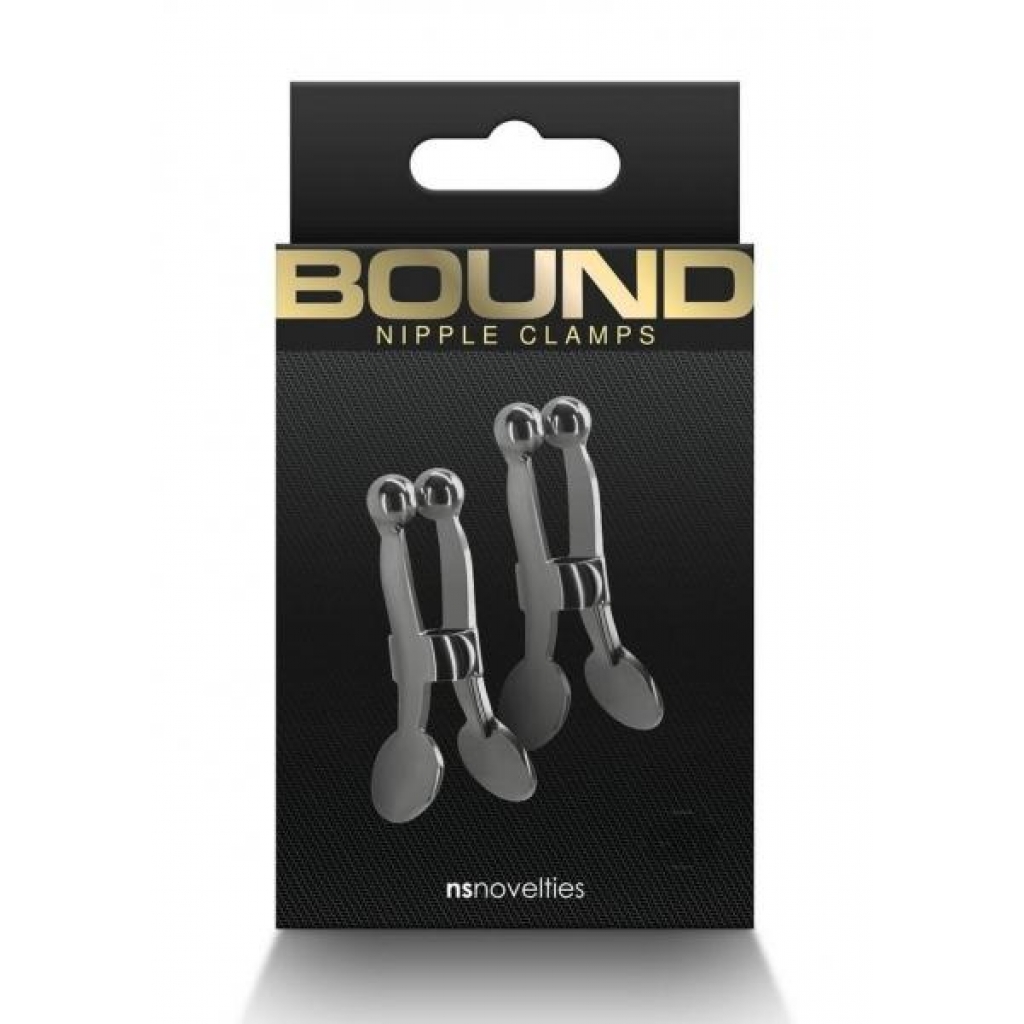 Bound Nipple Clamps C1 Gunmetal - Nipple Clamps