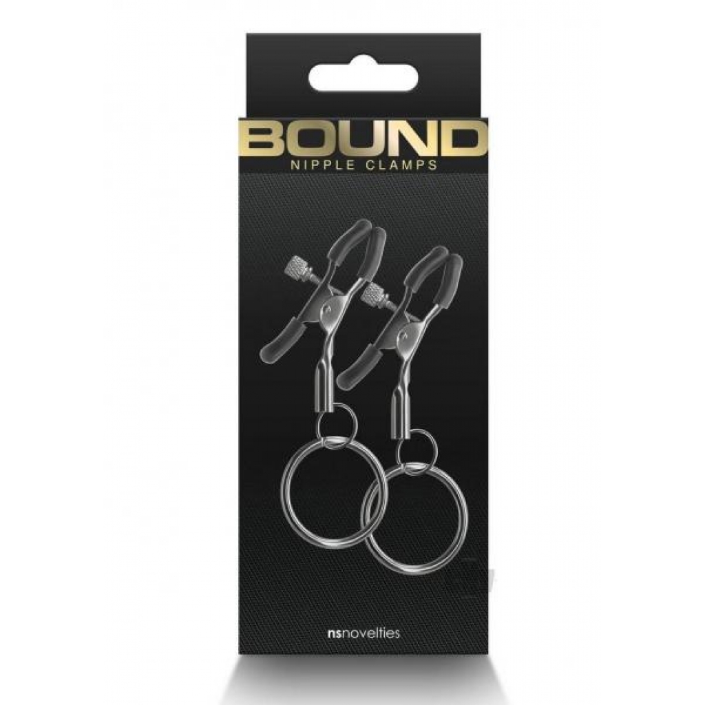 Bound Nipple Clamps C2 Gunmetal - Nipple Clamps