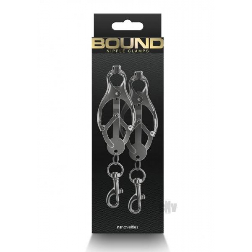 Bound Nipple Clamps C3 Gunmetal - Nipple Clamps