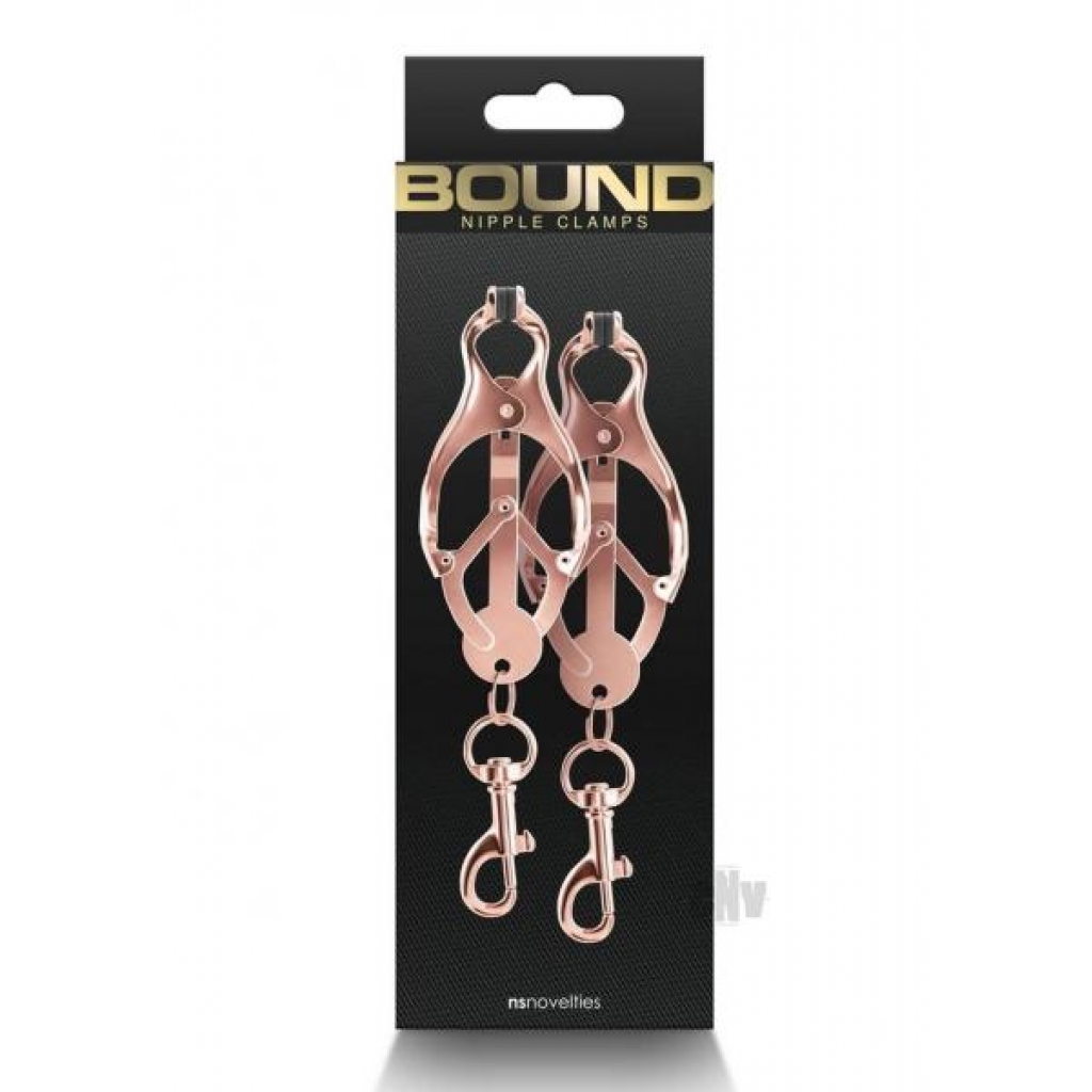 Bound Nipple Clamps C3 Rose Gold - Nipple Clamps