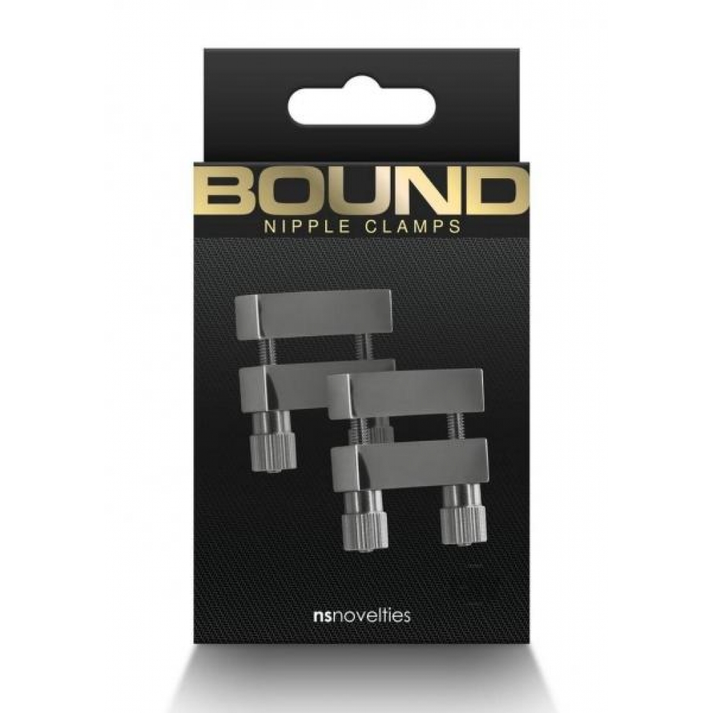 Bound Nipple Clamps V1 Gunmetal - Nipple Clamps