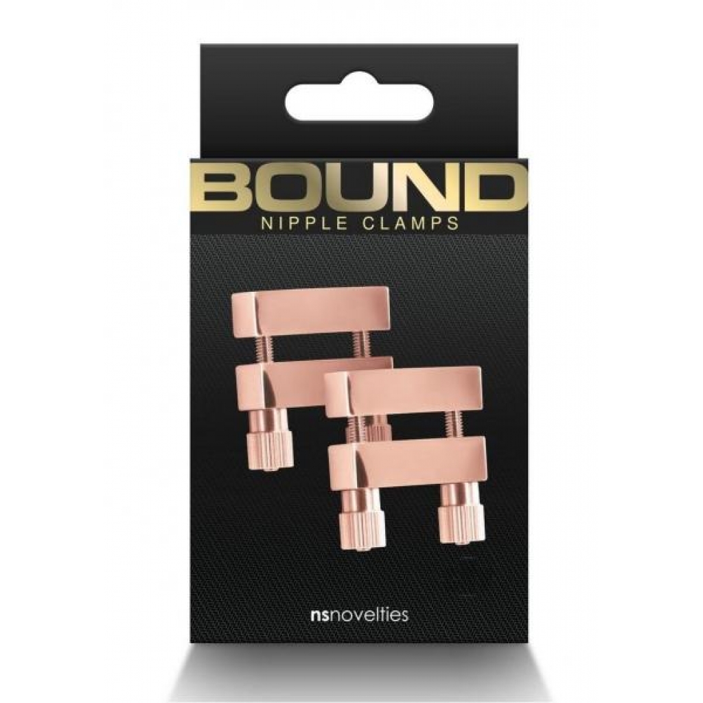 Bound Nipple Clamps V1 Rose Gold - Nipple Clamps