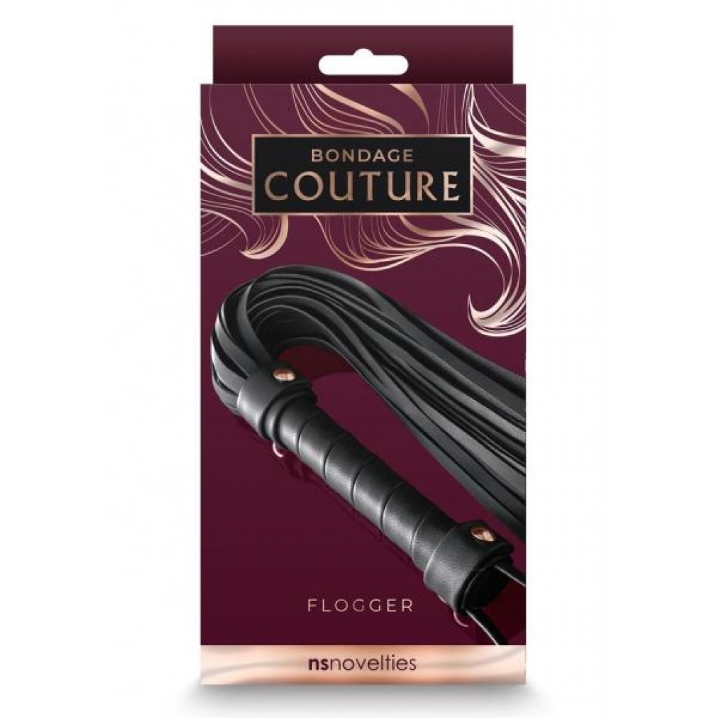 Bondage Couture Flogger - Elegant BDSM Accessory