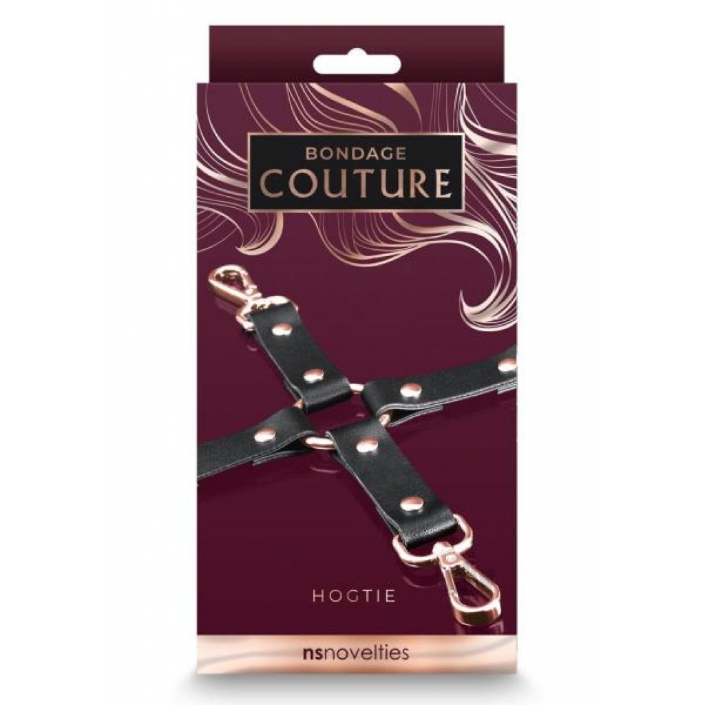 Bondage Couture Hog Tie Black - Hogties