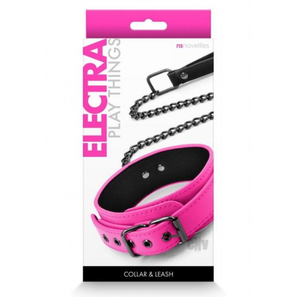 Electra Play Things Collar/leash Pink - Collars & Leashes