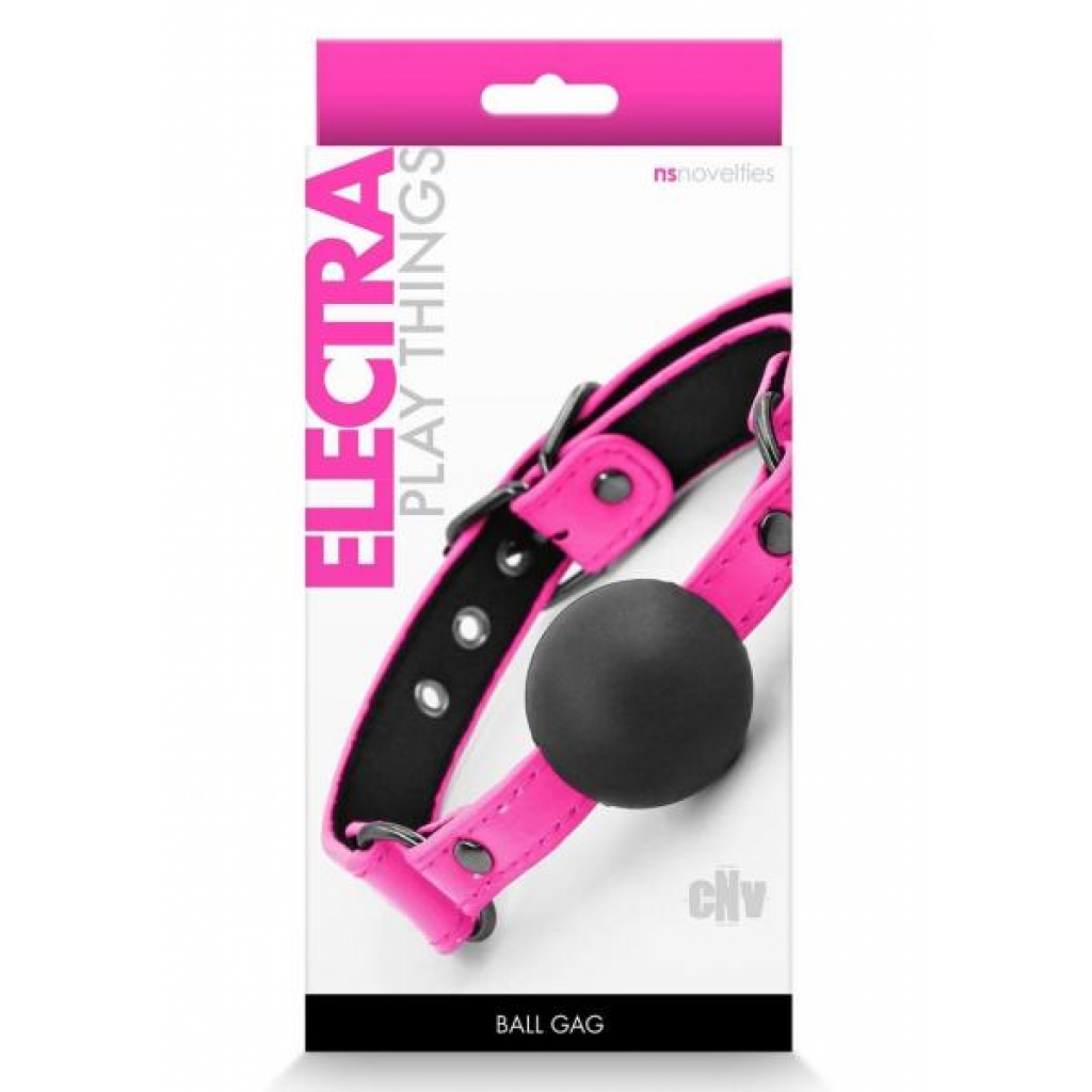 Electra Play Things Ball Gag Pink - Ball Gags